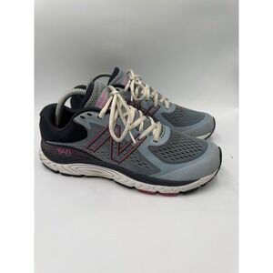 New Balance Women's 840 V5 10.5 B Gray W840CM5 Athletic Shoes Running Comfort 2E